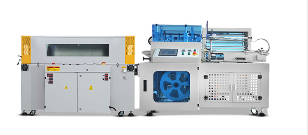 化妝品盒封口收縮包裝機VFL-5545DH+VFS-5030LW